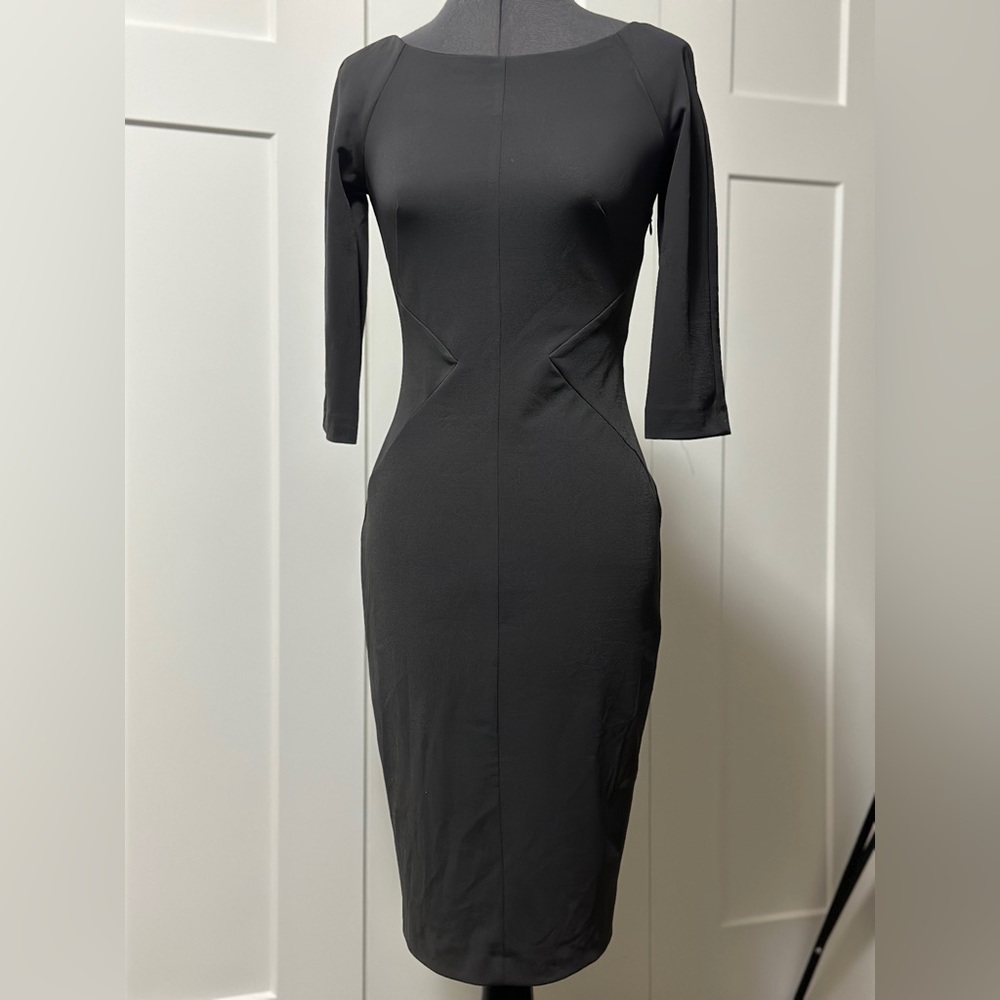 Women’s dress in charcoal